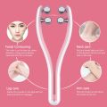 EMS Face Lifting Roller RF Double Chin V Face Shaped Facial Massager Jaw Cheek Thin Slimming Facial Lift Up Belt Skin Care Tool.