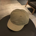 Short brim casual solid color cap men's and women's retro versatile american small brim hat street hip hop japanese tide baseball cap. 