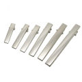 50 Pcs 40/46/55/65/75mm Metal Hair Clip Crocodile Duckbill Clip With Teeth Alligator Clips For Diy Jewelry Accessories. 