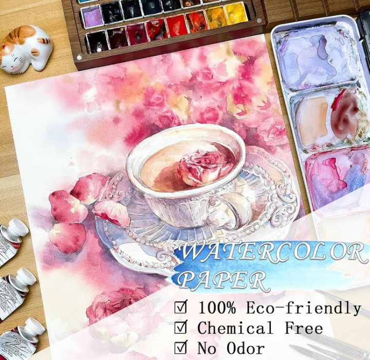 Watercolor%20Paper%20Cold%20Press%20160GSM%2016%20Sheets%20Handmade%207.25%C3%9711%20Inch%20-%20Image%205