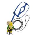 Adjustable Parrot Bird Harness Leash Anti-Bite Flying Training Rope Pet Outdoor Traction Fit Budgerigar Lovebird Cockatiel Mynah Small Birds. 