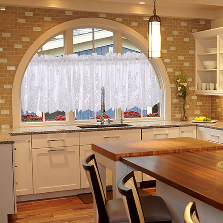 Lace%20Short%20Curtains%20Heat%20Light%20Blocking%20Rod%20Pocket%20Sheer%20Curtains%20For%20Kitchen%20Basement%20Bedroom%20Decor%20-%20Image%203