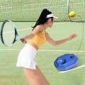 Tennis Trainer Ball Self Practice Practical Tool Single Player Solo Training Tennis Rebounder Set for Game Parks Kids Adult Beginners , Style C.