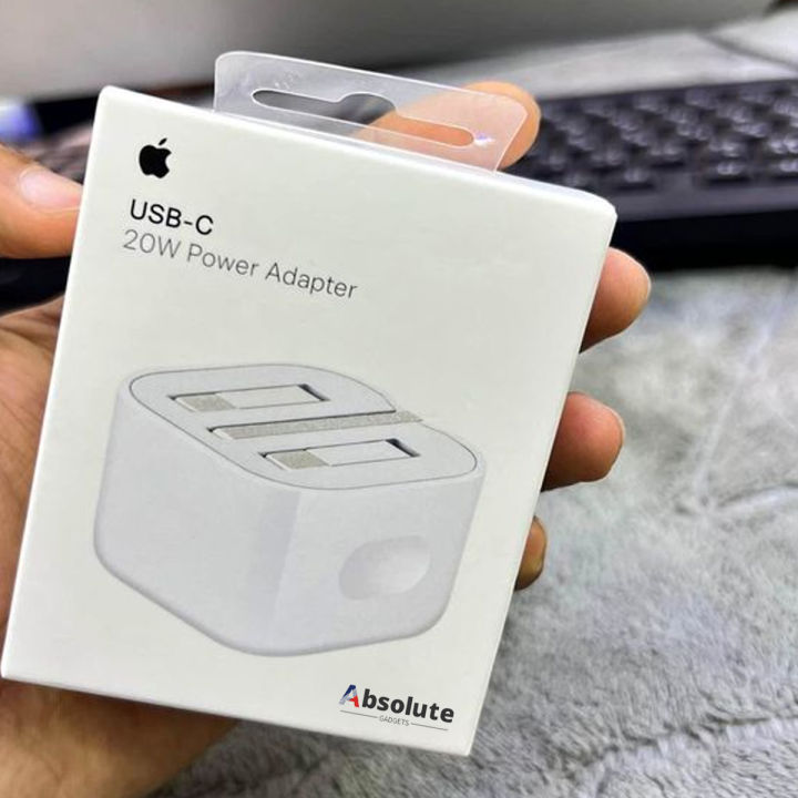 Apple%2020W%20USB.C%20Power%20Adapter%20FOR%20iPhone%2013/12/11/X%20-%20Three%20pin%20-%20Image%203