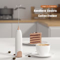 Mini Wireless Milk Foamer Electric Coffee Whisk Mixer Mixer Handheld Blender Egg Beater Frother Handle Stirrer Cappuccino Kitche. 