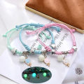 3Pcs/set Friendship Bracelet for Women Girl Handmade Rope BFF Bracelet for 3 Friends Glow in the Dark. 