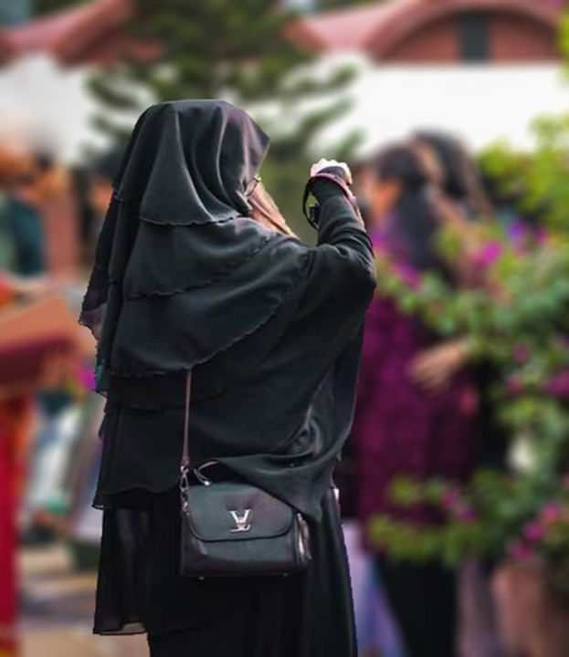 Women Wear Niqab Hijabs Part Layer Big Size Islamic Face Cover