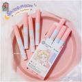 8 Pcs/set of Cigarete tube lip glaze set matte white lipstick student gift Lipstick set- 8 color/set Box. 
