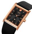 SKMEI leather strap mens luxury watches brands fashion quartz wristwatch, 9256. 