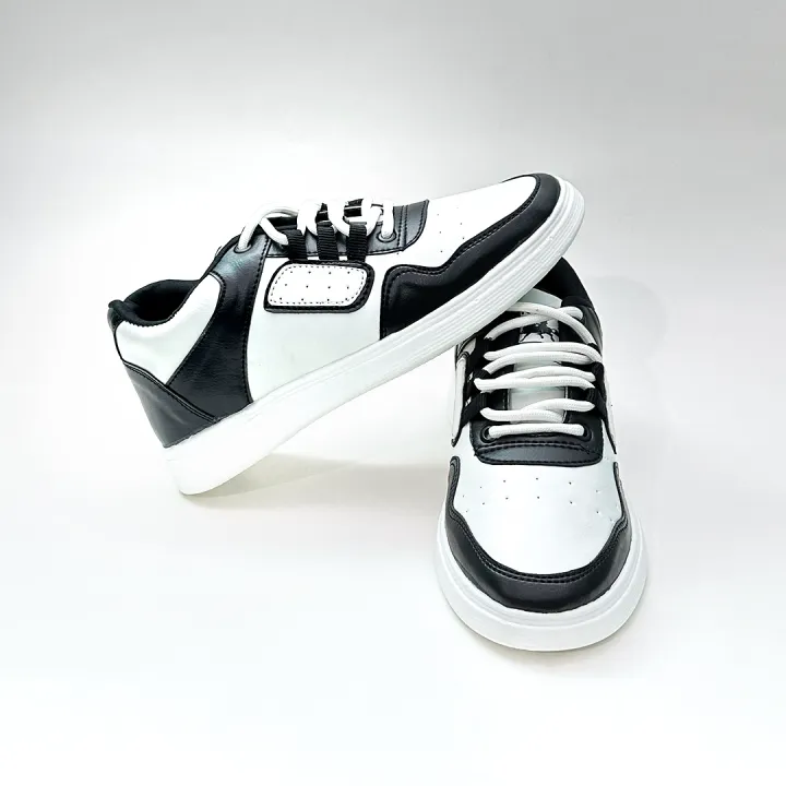 New%20Sport%20Bandage%20Style:%20Comfortable%20Stylish%20&%20Fashionable%20Sports%20Look%20Lace%20Up%20Canvas%20Sneakers%20Shoes%20for%20Men%20-%20Image%203