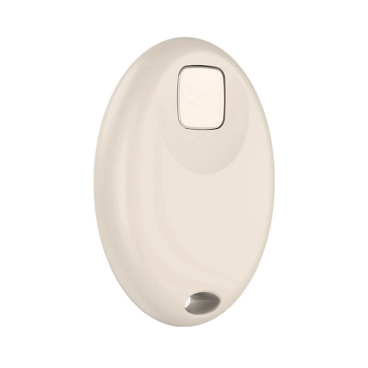 Bluetooth Pet Tracking Locator Smart Anti Loss Prevention Finder Smart Anti-Lost Locator for Find My Anti-Lost Device Creamy White