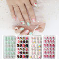 24PCS/box Children/adult Cartoon Candy Nails Full Coverage Self-adhesive Nail Polish Cute Girl Manicure Decoration CL02.