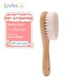 Baby Hair Brush And Comb Set for Newborn Massage Bath Shower Portable Comb For Hair Mini Baby Brush Wooden Hair Brushes for Kids. 