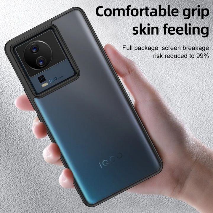 【Versatile】 case for iqoo neo 7 bumper cover on iqooneo7 neo7 6.78 protective phone coque back bag soft tpu 360 armor funda matte