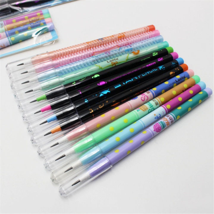 4/16PCS%20Colorful%20Non-sharpening%20Pencils%20Cute%20Cartoon%20Students%20Writing%20Pens%20School%20Stationery%20Pencil%20for%20Kids%20Office%20Supplies%20-%20Image%202