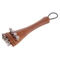 A Natural Jujube wood 4/4 violin Parts accessories Set of Fine-Tuning, Chinrest Chin Rest, Strings, Tail Nail, Tail Rope, Screw, Drawplates, Knob. 