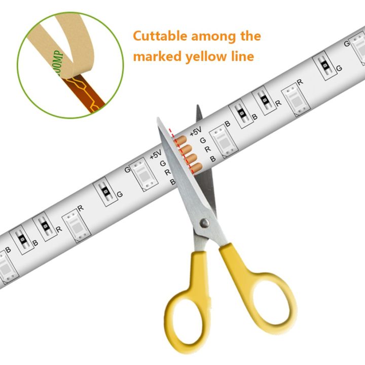 USB%20Dimmable%20RGB%20Colorful%20LEDs%20trips%20Light%20with%20IR%20Remote%20Control%2016%20Colors%204%20Lighting%20Modes%20-%20Image%208