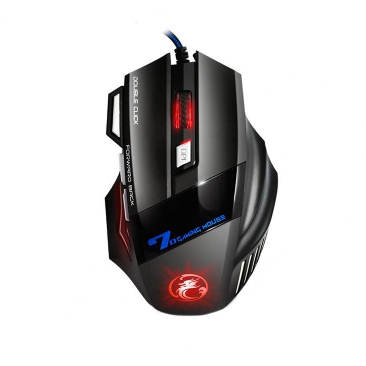 IMICE X7 Gaming Mouse Ergonomic Design 7 Button 4 gear DPI Adjustment ...