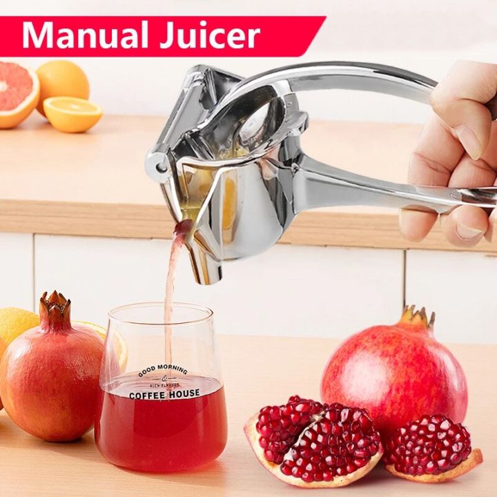 Manual Hand Press Juicer Squizer Domestic Fruit Juice Extractor Fruit Juice Machine-Durable and Portable and Easy to Use