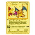 New Pokemon Cards Pikachu Charizard Metal V Card Mewtwo Ex Mew Golden Vmax Card Collection Gift Kids Game Collection Cards. 