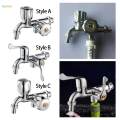 Washing Machine Bathroom Faucet Kitchen Sink Faucet Double Spout Double Switch Faucet Sink for Pool Kitchen. 