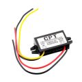 CPT-UL-1 DC/DC Converter Regulator 12V To 5V 3A 15W Car Led Display Power -Black. 