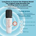 Y1 Mini Karaoke Microphone with Speaker RGB Lights Portable Karaoke Machine Bluetooth Stereo Sound Box For Home Family Singing. 