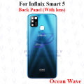 For Infinix Smart 5 Back Panel/Backshell/ Casing +Camera Lens + Side Button  With Logo-All Colors Available. 
