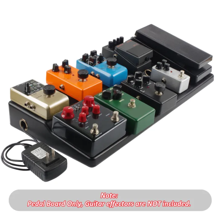 Rockhouse%20RPB-1BK%20Guitar%20Effect%20Pedal%20Board%20PE%20Plastic%20Guitar%20Pedalboard%20Case%20With%20Velcro%20Can%20Hide%20Power%20Guitar%20Accessories%20-%20Image%202