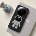 For Xiaomi 13 Ultra Case Astronaut Bracket Smooth Soft Silicone Anti Collision for Xiaomi 13 Ultra Back Cover.