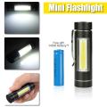 30000LM Portable Mini COB LED Flashlight Pocket Clip Torch Light Lamp.