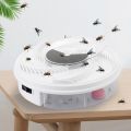 Upgraded Version USB Flytrap Automatic Pest Catcher Fly Killer Electric Fly Trap Device Insect Pest Reject Control Catcher（white）. 