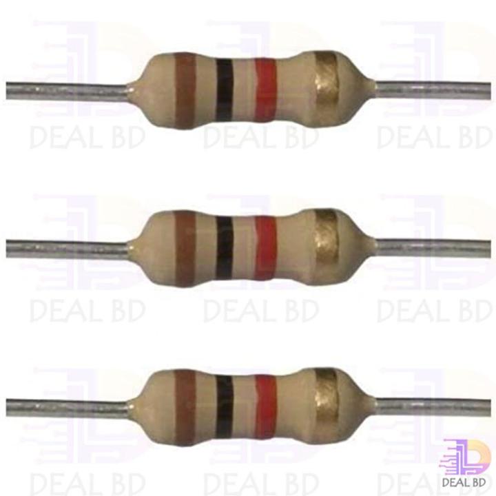 50Pcs 10 Ohm Resistor 10 Ohm Carbon Film Resistor 10 Ohm 1/4W Resistance 0.25 Watt 5% Tolerance Fixed Resistors