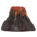 Volcano Aquarium Decoration, Soft Resin Safe Aquarium Volcano Ornament for Aquarium Mountain Decoration. 