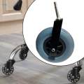 Wheelchair Wheel DIY Replacement Wheel Smooth Front Fork Assembly Rotating Caster Wheel.