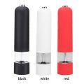 Electric Pepper Grain Grinder Stainless Steel Home Kitchen Barbecue Labor-Saving Mill Spice Grinder Tools Spice Shakers-black.