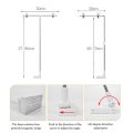 Photography Backdrop Stand Camera Photo Background Props,Style: L-type Magnetic 85cm.
