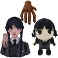 25cm Wednesday Addams Plush Toy The Thing Hand Addams Family Soft Stuffed Doll Figure Pillows Surprise Gift for Boy Girl. 
