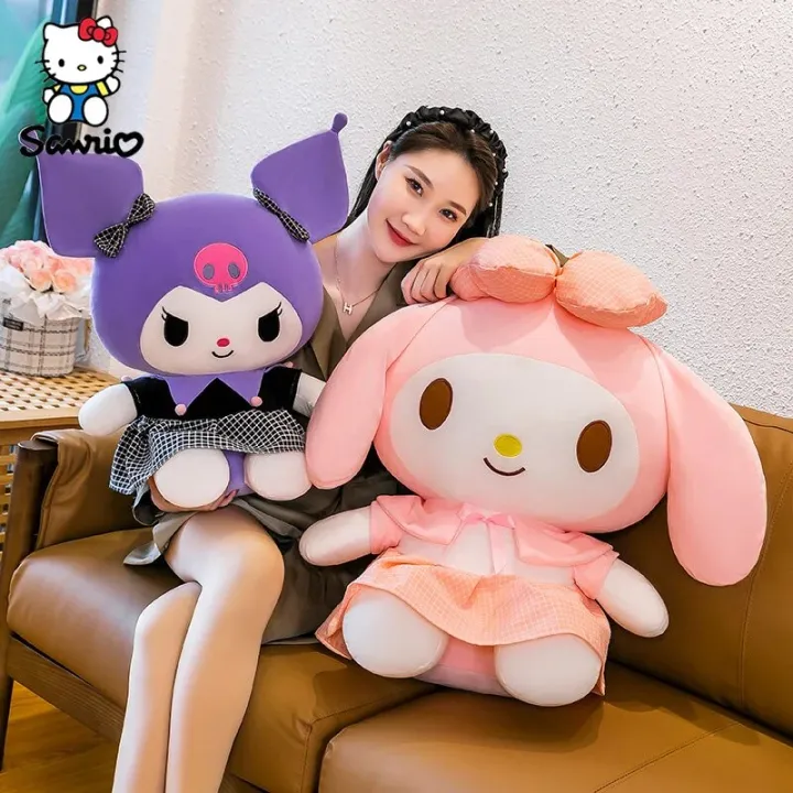 40CM%20Sanrio%20Plushies%20Dolls%20Cartoon%20Kuromi%20Stuffed%20Plush%20Doll%20My%20Melody%20Plush%20Toys%20Pillow%20Room%20Decoration%20Children%20Birthday%20Gifts%20-%20Image%204