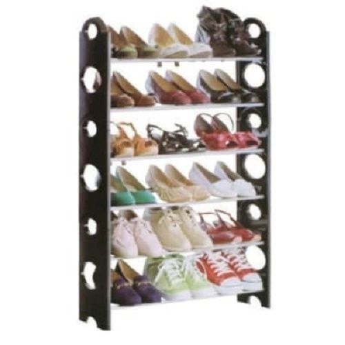 30 Pair Stackable Shoe Rack