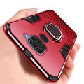 Vantime for Redmi Note 9 Case Hard Shockproof Stand Holder Back Cover.