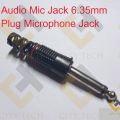 PLASTIC 6.35mm JACK NORMAL Quality MALE Audio Mic Jack 6.35mm 1/4″ Plug Microphone Mono Plastic Jack Solder Connector Adapters For Microphone. 
