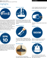 Philips PowerPro Bagless Vacuum Cleaner, FC9350/01. 