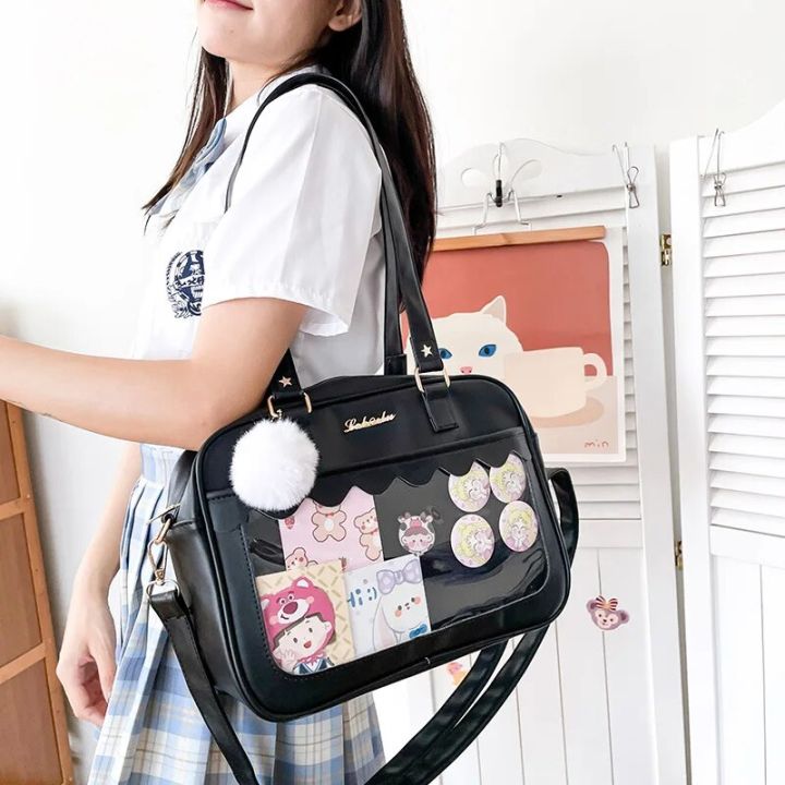 Japanese%20Kawaii%20Shoulder%20Bag%20For%20Women%20PU%20Leather%20Itabag%20Transparent%20Bag%20JK%20Tote%20Bag%20Handbags%20Preppy%20Bag%20ita%20bag%20Crossbody%20Bag%20-%20Image%203