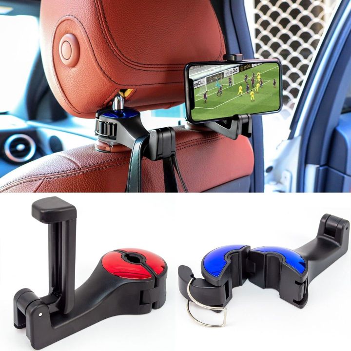 2%20Pcs%20Car%20Seat%20Phone%20Holder%20with%20Hooks%20Universal%20Lockable%20Car%20Headrest%20Hooks%20and%20Phone%20Holder%20for%20Attaching%20Phones%20and%20Hanging%20Bag,%20Purse,%20Cloth,%20-%20Image%205