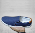 Stylish Black and Blue Color Winter Canvas Sneakers for Men. Premium Quality Lofer men.