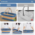 Eco-Friendly Household Folding Bucket Adjustable Large Capacity Durable Portable Folding Bucket Multifunctional Easy Storage Outdoor Portable Mop Bucket for Household Commercial Janitorial Deep Cleaning Floor Maintenance.
