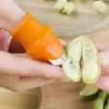 5 in 1 Silicone Vegetable And Fruits Thumb Cutter Finger cutter. 