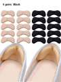 5Pairs Heel Insoles Patch Pain Relief Anti-wear Cushion Pads Feet Care Heel Protector Adhesive Back Sticker Shoes Insert Insole. 