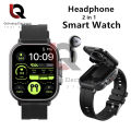 New Smart Watch D8 TWS 2 In 1 Wireless Bluetooth Noise Cancelling Earphones Watch 2 Sports Heart Rate NFC Ultra Smartwatch. 